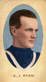 1922 J.J. Schuh Australian Footballers #NNO Alfred Ryan Front